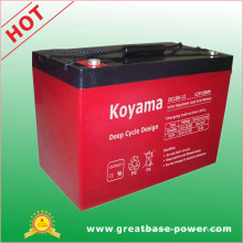 Bateria de armazenamento marinha da bateria do carro de golfe da bateria do ciclo profundo de Koyama
